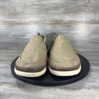 Crocs Men s Walu Gray Canvas Slip On Loafers Size 11