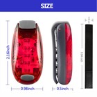 1-8pcs Led Night Safety Light Clip On Strobe Running Lights For Cycling Warning