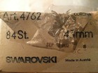 N70 Rare Genuine Vintage 1980 s Swarovksi 47mm Art  4762 Corona Snowflake  1 