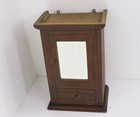 Mid Century Kitchen Apothecary Pharmacy Medicine Bathroom Wall Hanging Cabinet B