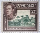 Travelstamps  1938 St  Vincent Stamps  145a Sg 153a 2 1 2p King George Vi Mogh