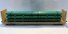 Ho Scale 50  Flatcar Pipe Load Green