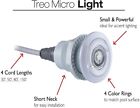 S r  Smith Treo Micro Led Accent Light  Red blue green  50 Ft Cord  Fled-tm-c-50