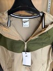 New   Nike Sportwear Boy s Green tan black Windrunner Wind Breaker Jackets  494