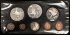 1973 Trinidad And Tobago 8 Coin Proof Set  2 Sterling Silver Coins 