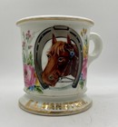 1890s E l Hanstein Occupational Shaving Mug Horse Vet  Koker Barbers St Louis Mo