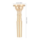 Reusable Golden Brass Bugle Mouthpiece For Student Training And Ceremonial Use