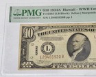1934 A  10 Dollar Hawaii Wwii Emergency Issue Small Size Note Fr 2303 Pmg 25