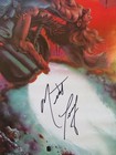 Rare American Musician Meat Loaf Signed 1977 Bat Out Of Hell Poster Psa Ah57582