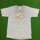 Vintage Tultex Shirt Mens L Blue 2000 Bb King Of The Blues Fest Buddy Guy Y2k