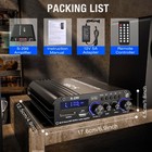 800w Bluetooth Audio Power Amplifier 4 1 Channel Support 2 Pairs Speakers