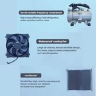 12v Dc 10000btu Rv Rooftop Ac Heat Cool Ultraquiet For Motorhome Trailer Camper