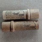 2 Vintage Wooden Needle Containers Boye Needle Co  With Needles