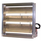 Dayton 5nkk1 Flanged Frame Motorized Damper  100-240v