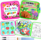 Water Painting Book For Toddlers  Reusable Magic Water Coloring Book Kit  4
