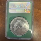 2016  1 American Silver Eagle Ms69 Ngc - Early Releases Green Holder