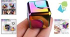 Stress Relief Fidget Spinner Cube - Noiseless Sensory Desk Toy For Adults
