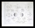 1847 Walker 2 Prints Geometry Astronomy Sphere Planet Orbit Eclipse Math Science