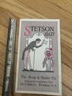 Antique Original Stetson Hats Vintage Ephemera Booklet Meng Shafer Catalog 1920