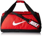 Nike Brasilia Medium Duffel Bag University Red black white Dm3976-657