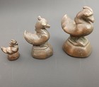 Group Of 3 Burmese Opium Weights Antiques Cambodian Thai  Indian 19th Century