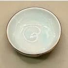 Japanese Imari Mini Sauce Bowl 2  Red Chrysanthemum Gold Signed Porcelain