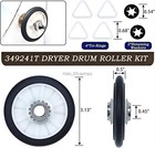 Dryer Belt Drum Pulley Kit For Whirlpool Kenmore 4392065 341241 349241t 691366