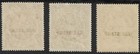 Antigua Scott  mr1-mr3 Sg 52-54 War Stamps Mvlh Issued 1916-1918 