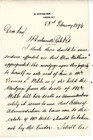 1894 Legal Letter Regarding Mortgage And Estate Of Mr  Thomas L  Webb