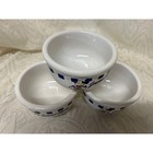 Set 3 Gourmet Mickey Mouse Ramekin Bowls Ceramic Disney Kitchenware Vintage B1