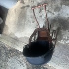 Vintage Antique Victorian Baby Pram Stroller Carriage Buggy Metal   Bentwood