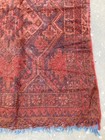 Vintage Hand Made Traditional Rug Oriental Wool Multicolor Carpet 122x82 Cm