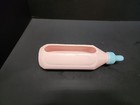 Vintage Ceramic Baby Bottle Planter Pink   Pink Nursery Decor Baby Shower Gift