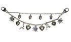 Charivari  Dirndl Dress German Necklace Chain Oktoberfest Edelweiss Deer Heart