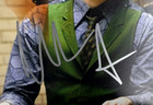 Batman Christian Bale Signed Dark Knight Heath Ledger 11 X 14 Jsa Authenticated