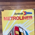 70-80s Vintage Original Amtrak Metroliner Travel Poster-david Klein Train Travel