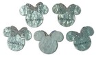 5 Pc Minnie Head - Acrylic Flatback Charms - For Badge Reels - Diy Crafts
