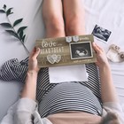 Baby Sonogram Picture Frame With Countdown Weeks - Standard 4 x3  Ultrasound    