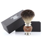 Black Badger Hair Shaving Brush For Men - Medium Size Shave Brush Wooden Handle 