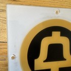 Vintage Payphone Gte Bell Telephone  Acrylic Sign Panel Plate Cover  7 75   