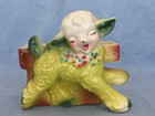 Vintage Baby Lamb Ceramic Planter  ca  1950-60s 