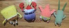Ty Plush Spongebob Square Pants Set Lot Of 4 Stuffed Toy Cartoon Characters