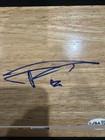Tim Duncan Signed 6x6 5 Floor Plank Jsa Coa Vintage Basketball Hof Auto