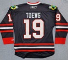 Reebok Nhl Chicago Blackhawks Jonathan Toews Black Jersey Alternate Hockey Sz L