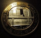 2007 Slots-a-fun Hotel   Casino  999 Fine Silver Strike Token - Las Vegas  Nv  3