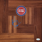 Rick Mahorn Signed Floorboard W  Jsa Coa  at63464 Detroit Pistons