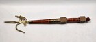 Rare Vintage Antique Indian Brass   Wood Elephant Prod Goad Bullhook Ankish Tool