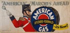 1940s American Gas Banner 4 Gas Enthusiast  Fossil Fuel Fans man Cave Garage Art