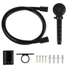 Oymov Rv Shower Faucet W showerhead Black W  Knob  Knob 