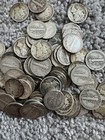 Sale         lot Of 100 Barber Dimes Different Years